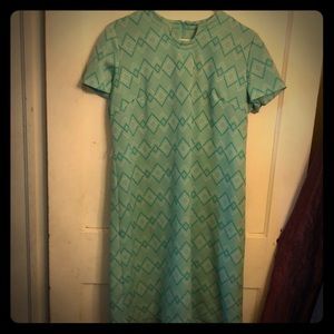 Lorax original teal vintage Large dress